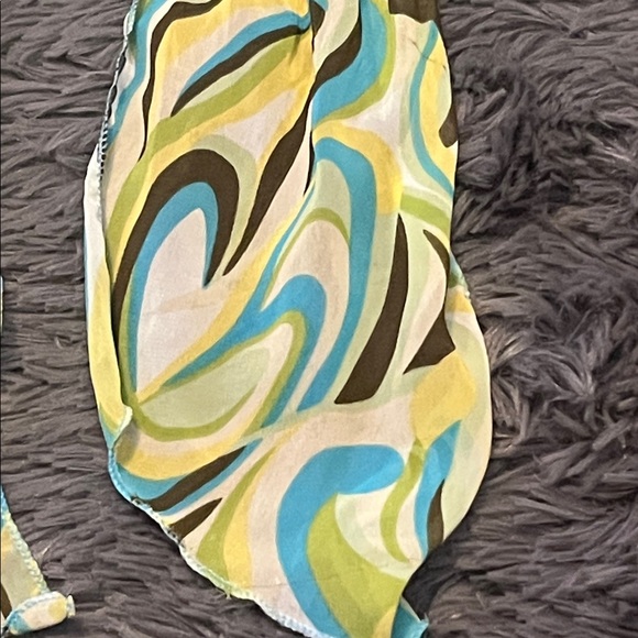 Colorful Patterned Scarf - Picture 2 of 2